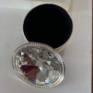 4" Round Sparkle Jewelry Box